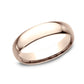 Regular Dome Comfort Fit 5mm 14K Rose Benchmark men's wedding band