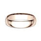Regular Dome Comfort Fit 5mm 14K Rose Benchmark men's wedding band