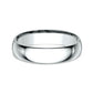 Regular Dome Comfort Fit 5mm 14K White Benchmark men's wedding band