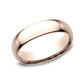 Regular Dome Comfort Fit 6mm 14K Rose Benchmark men's wedding band