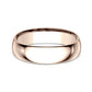 Regular Dome Comfort Fit 6mm 14K Rose Benchmark men's wedding band