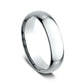 Regular Dome Comfort Fit 6mm 14K White Benchmark men's wedding band