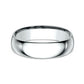 Regular Dome Comfort Fit 6mm 14K White Benchmark men's wedding band