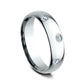 THE NOVA 3mm 14K White Benchmark men's wedding band