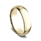 Regular Dome Comfort Fit 7mm 14K Yellow Benchmark men's wedding band