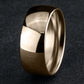 Regular Dome Comfort Fit 8mm 14K Rose Benchmark men's wedding band