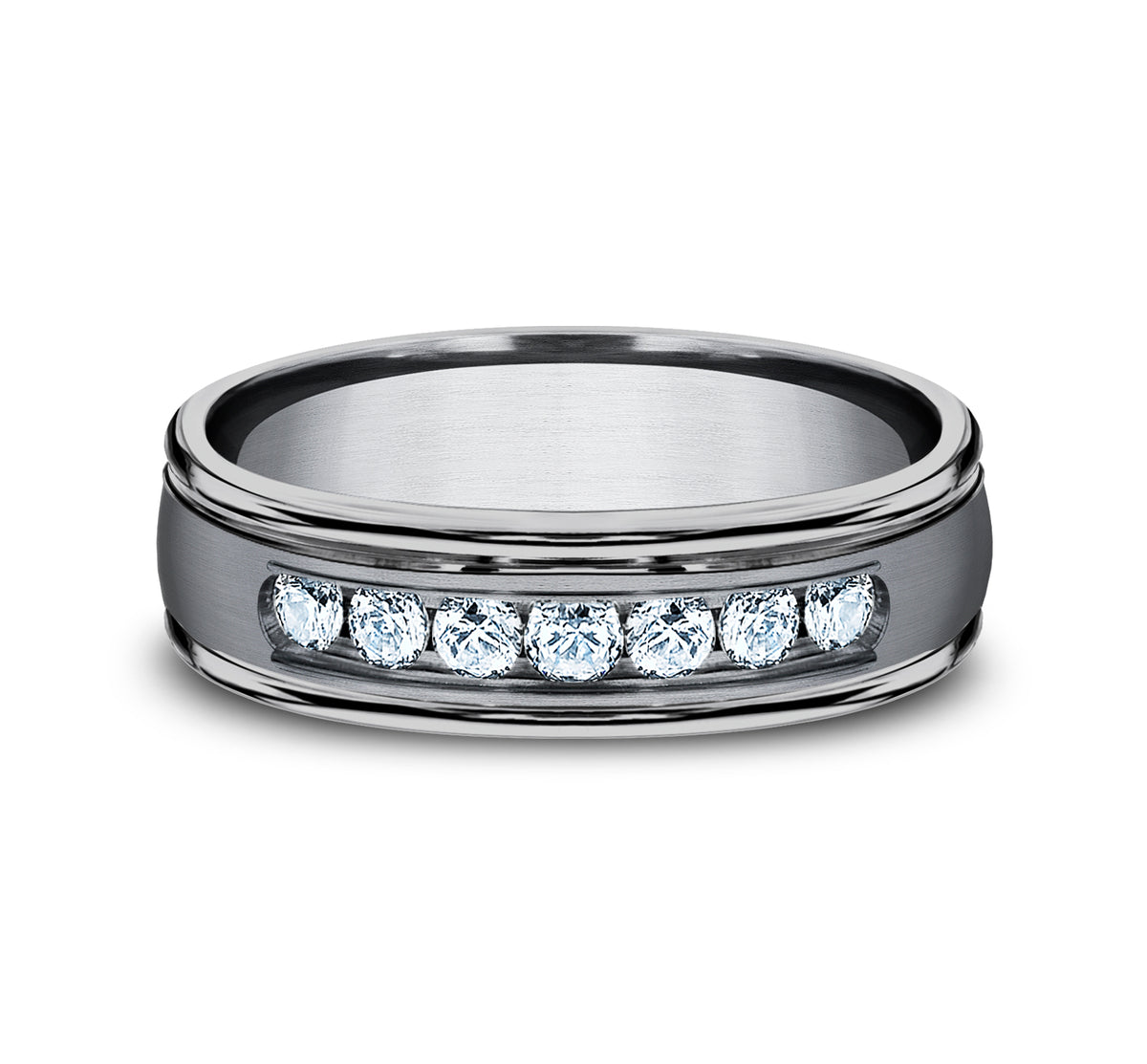 THE ROOSEVELT 6mm Tantalum Grey Benchmark men's wedding band