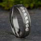 THE ROOSEVELT 6mm Tantalum Grey Benchmark men's wedding band