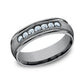 THE OXFORD 6.5mm Tantalum Grey Benchmark men's wedding band