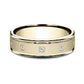 THE MONROE 6mm 14K Yellow Benchmark men's wedding band