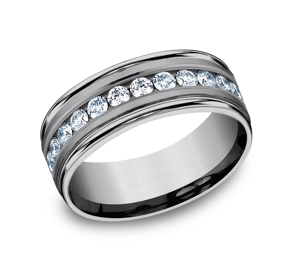 THE ROOSEVELT 6mm Tantalum Grey Benchmark men's wedding band