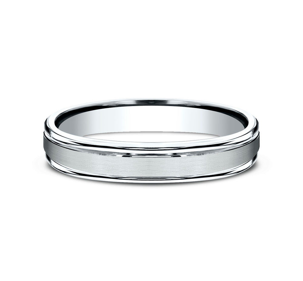 THE WASHINGTON 6mm 14K White Benchmark men's wedding band