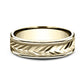 THE PRIMOR 6mm 14K Yellow Benchmark men's wedding band