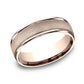 THE FIORE 7mm 14K Rose Benchmark men's wedding band