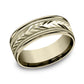 THE PRIMOR 6mm 14K Yellow Benchmark men's wedding band