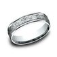 THE ARTHUR 6mm 14K White Benchmark men's wedding band