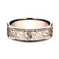 THE NILE 6.5mm 14K Rose Benchmark men's wedding band