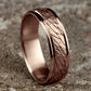 THE NILE 6.5mm 14K Rose Benchmark men's wedding band