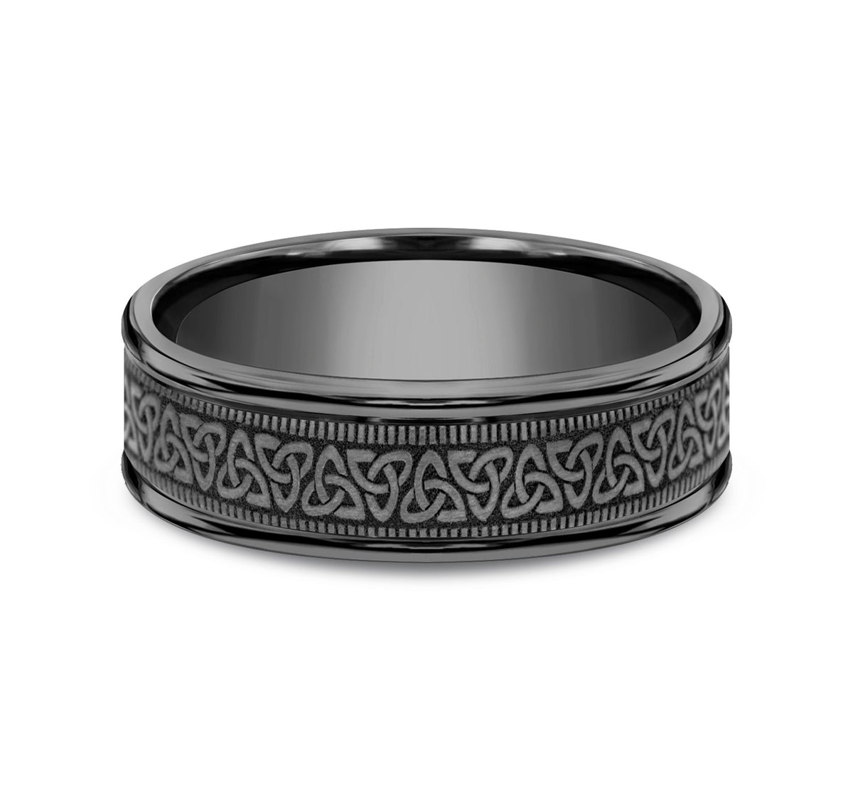 THE DUBLIN 7mm Tantalum Dark Benchmark men's wedding band