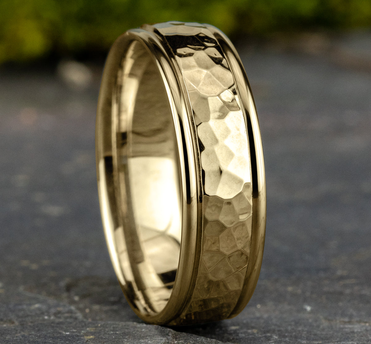THE WILSON 6.5mm 14K Yellow Benchmark men's wedding band