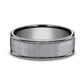THE EZRA 6.5mm Tantalum Grey Benchmark men's wedding band
