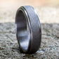 THE EZRA 6.5mm Tantalum Grey Benchmark men's wedding band