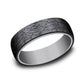 THE AVALON 6.5mm Tantalum Grey/Black Titanium Benchmark men's wedding band