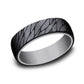 THE GOODMAN 6.5mm Tantalum Grey/Black Titanium Benchmark men's wedding band