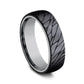 THE GOODMAN 6.5mm Tantalum Grey/Black Titanium Benchmark men's wedding band