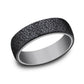 THE SULTAN 6.5mm Tantalum Grey/Black Titanium Benchmark men's wedding band