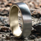THE BARON 6.5mm 14K Yellow/White Benchmark men's wedding band