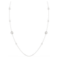 Snake strandage Crystal pearl, Mixed cuts, Year of the Snake, White, Rhodium plated