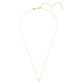 Stilla Attract pendant Square cut, White, Gold-tone plated
