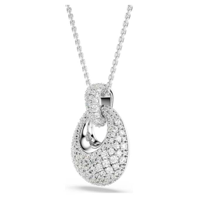 Sublima pendant White, Rhodium plated