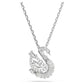 Swan pendant Mixed cuts, Swan, White