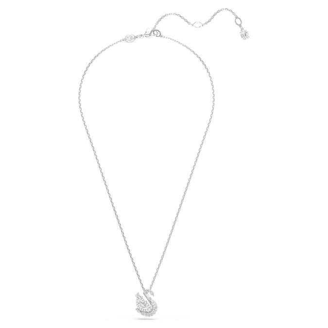 Swan pendant Mixed cuts, Swan, White