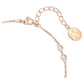 Swarovski Remix Collection strand Round cut, White, Rose gold-tone plated