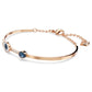 Symbolica bangle Evil eye, Blue, Mixed metal finish