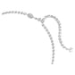 Una Angelic choker White, Rhodium plated