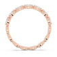 Vittore ring Marquise cut, White, Rose gold-tone plated