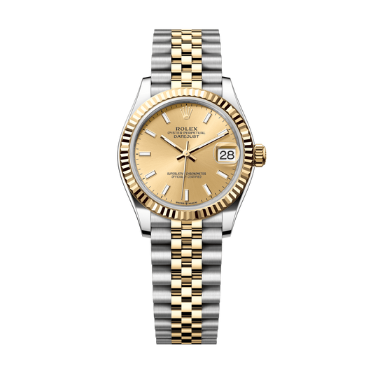 Rolex Datejust 31 Champagne Dial YG/Steel Jubilee Bracelet 278273
