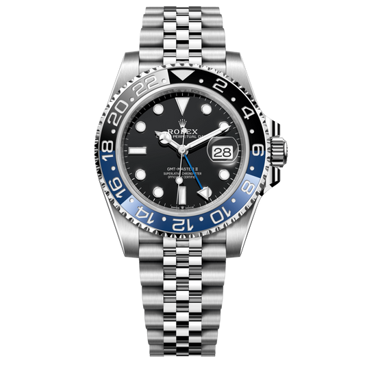 Rolex GMT-Master II 40mm Black Dial Stainless Steel Jubilee Bracelet 126710BLNR