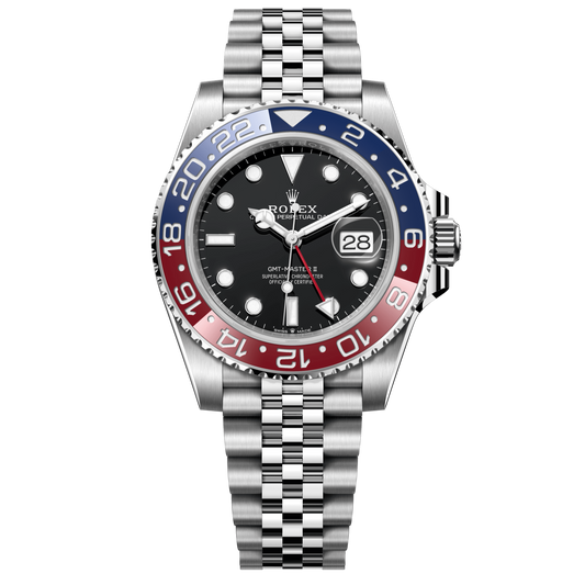 Rolex GMT-Master II 40mm Black Dial Stainless Steel Jubilee Bracelet 126710BLRO