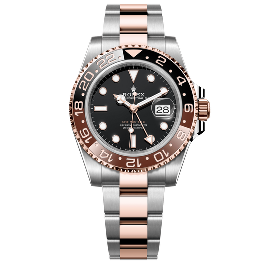 Rolex GMT-Master II 40mm Black Dial Everose/Steel Oyster Bracelet 126711CHNR