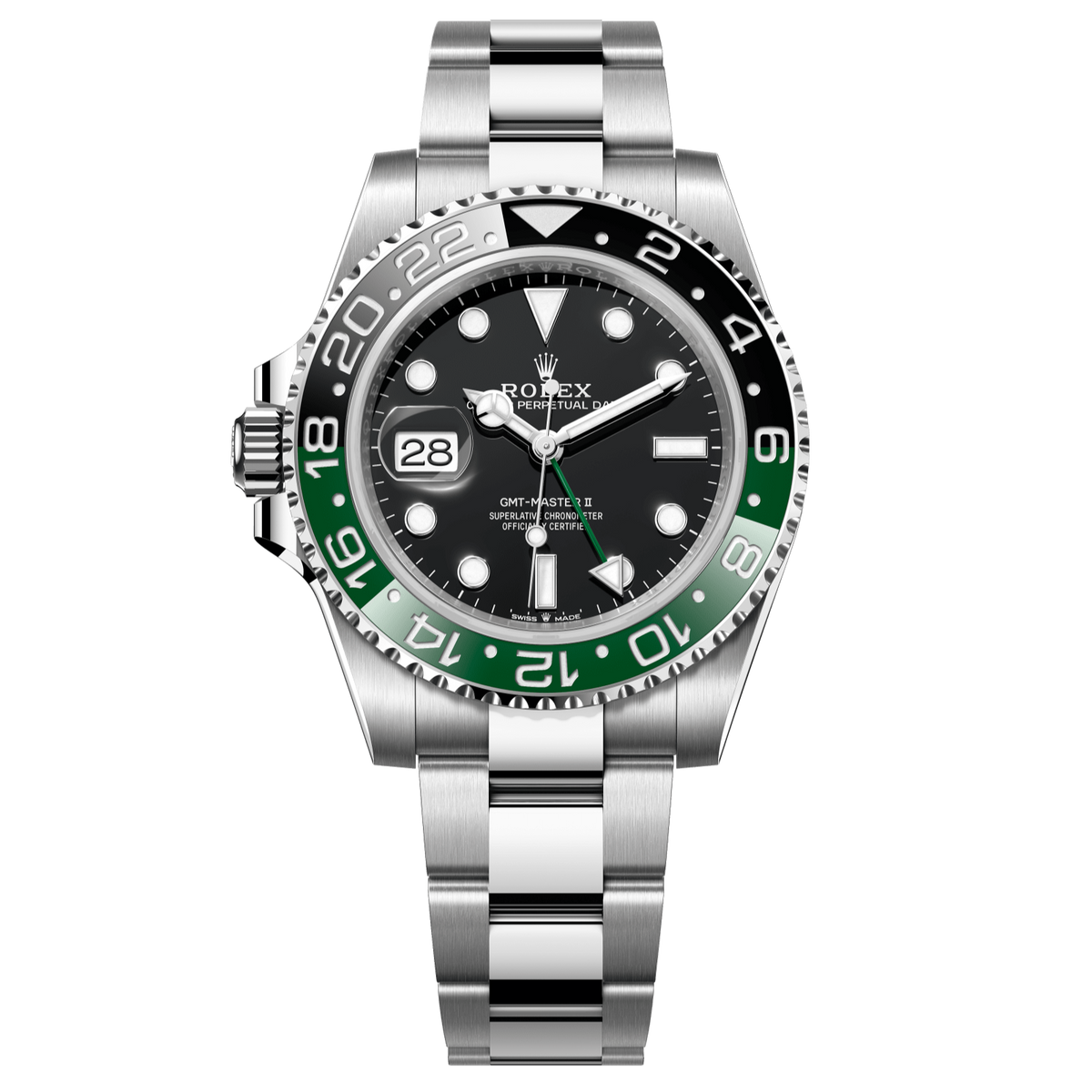 Rolex GMT-Master II 40mm Black Dial Stainless Steel Oyster Bracelet 126720VTNR
