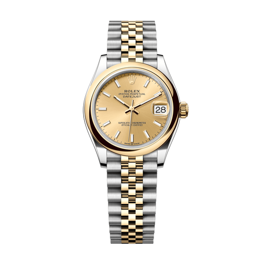 Rolex Datejust 31mm Champagne Dial YG/Steel Jubilee Bracelet 278243