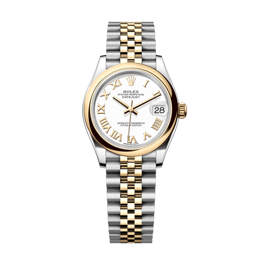 Rolex Datejust 31mm White Dial YG/Steel Jubilee Bracelet 278243