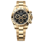 Rolex Datejust 40mm Black Dial Yellow Gold Oyster Bracelet 126508