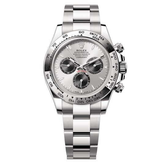 Rolex Cosmograph Daytona 40mm Black Dial White Gold Oyster Bracelet 126509