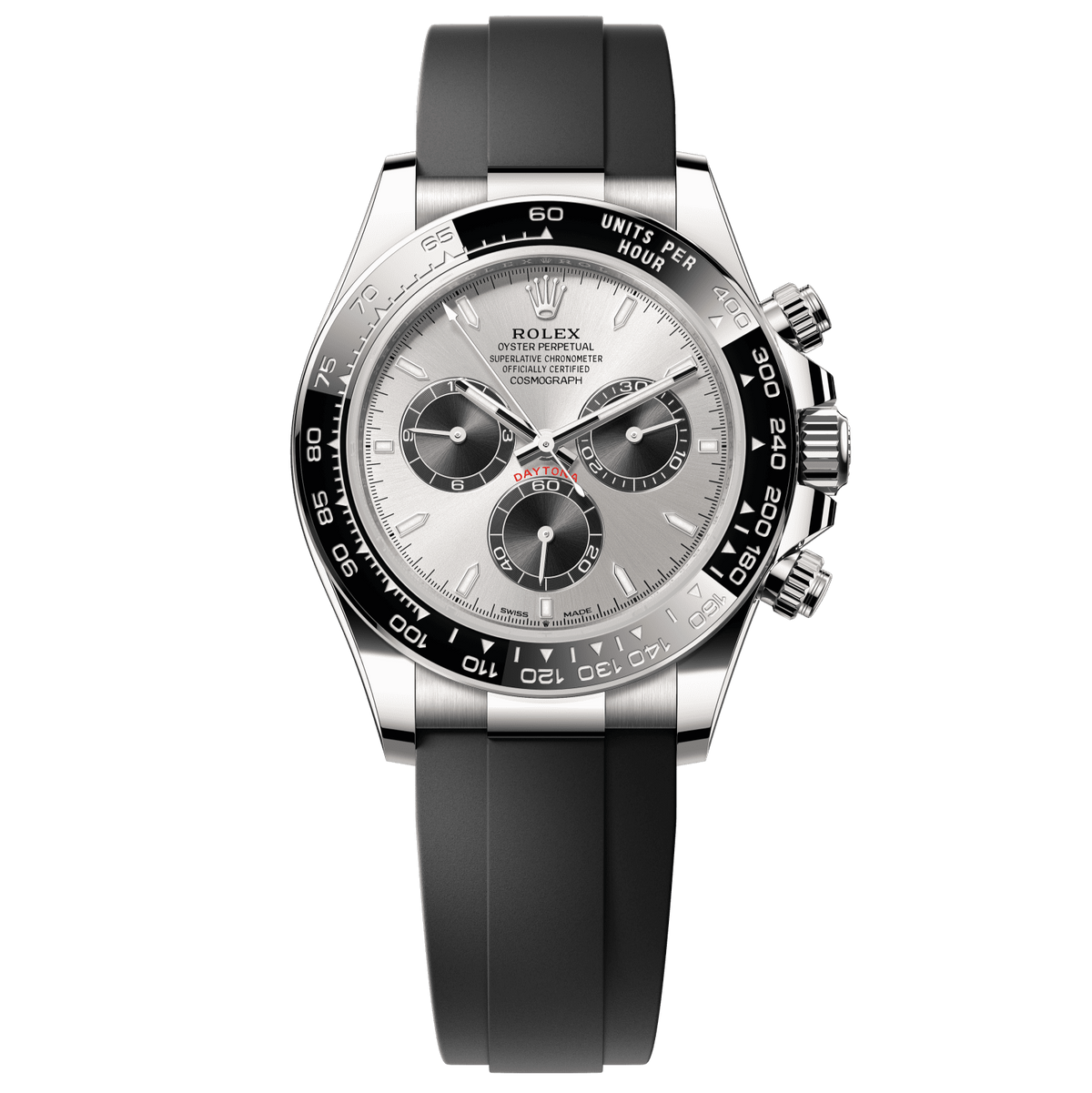 Rolex Cosmograph Daytona 40mm Black Dial White Gold Oyster Bracelet 126519LN